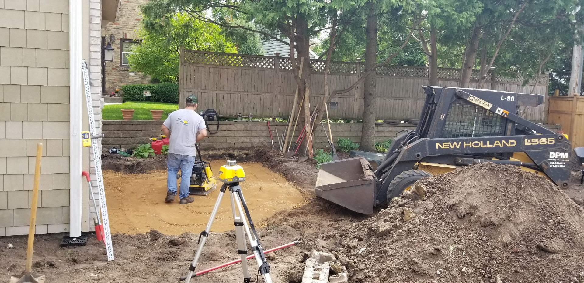 Patio Prep & Grading - Plymouth
